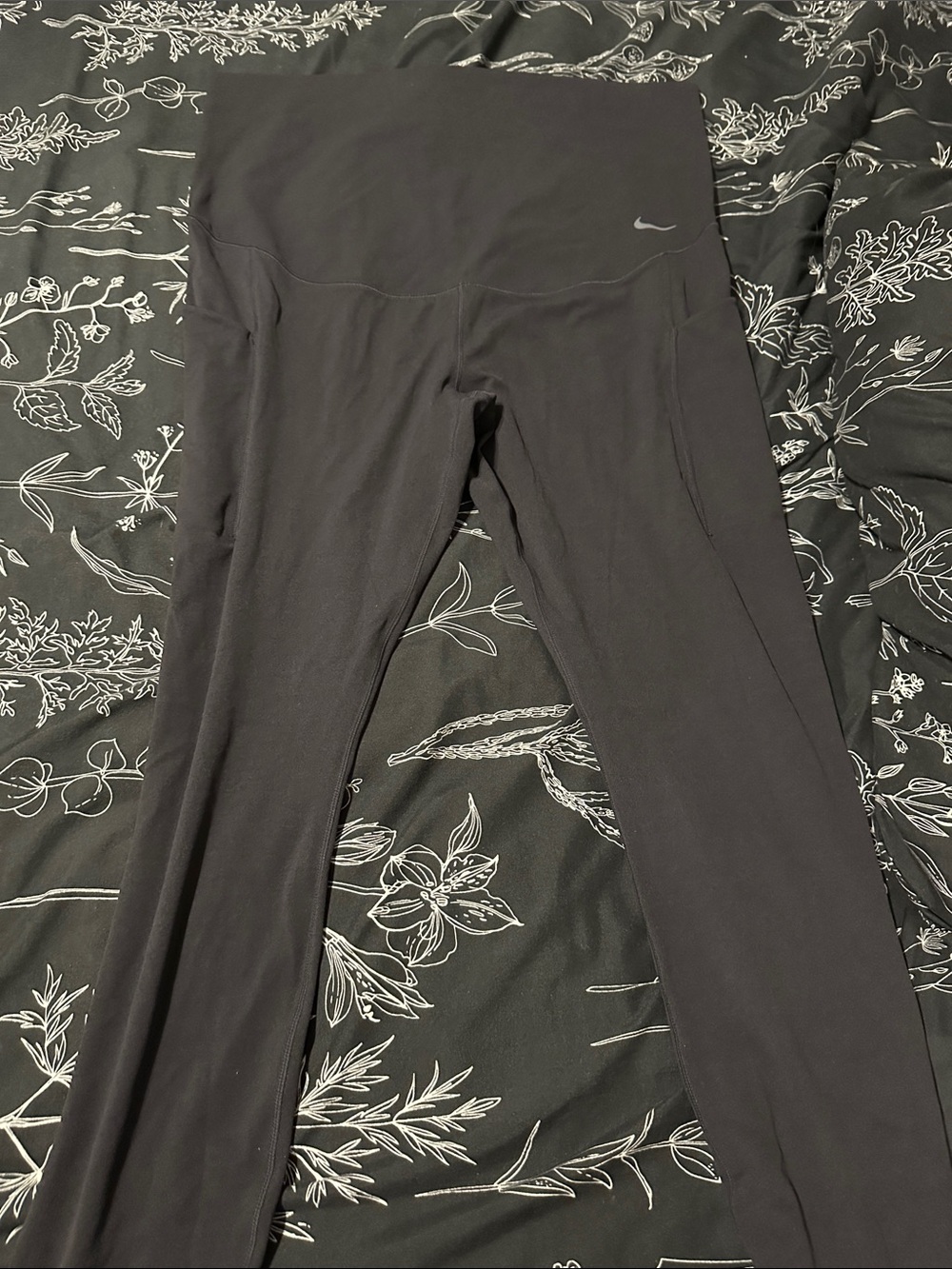 Nike Black Leggings with Side Pockets
